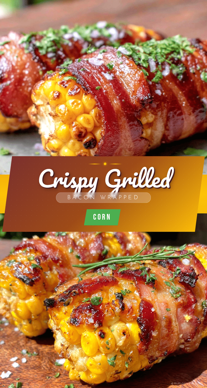 crispy grilled bacon-wrapped corn recipe