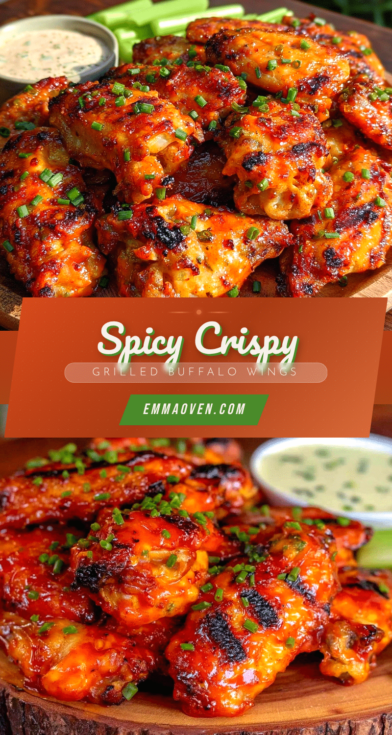 crispy grilled buffalo chicken wings recipe
