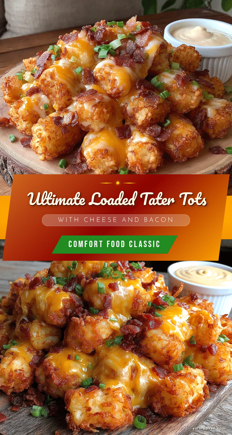 crispy loaded tater tots with cheese and bacon recipe