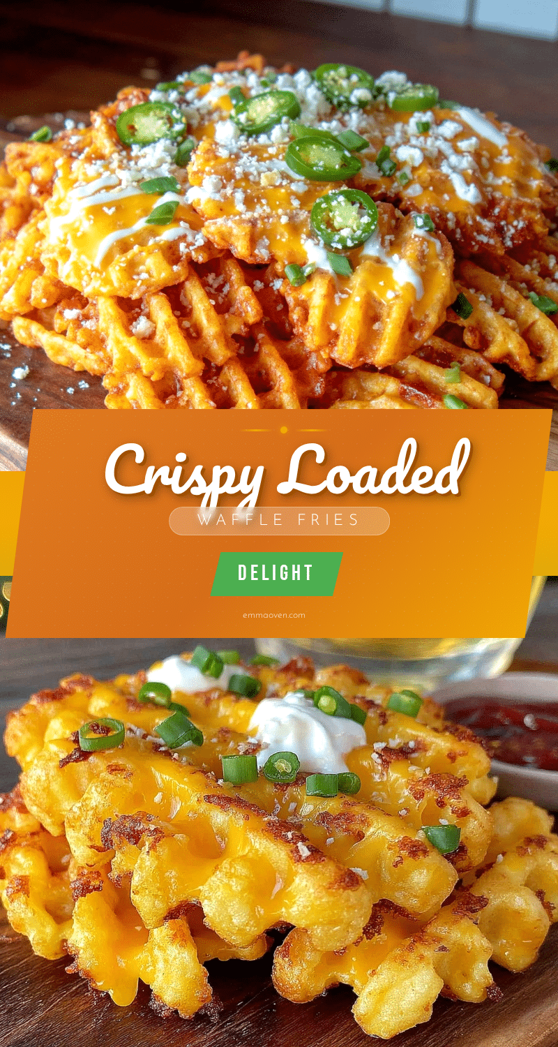 crispy loaded waffle fries recipe