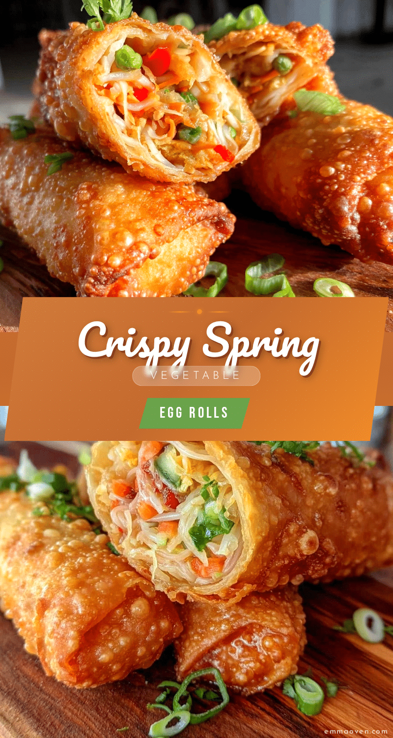 crispy spring vegetable egg rolls recipe