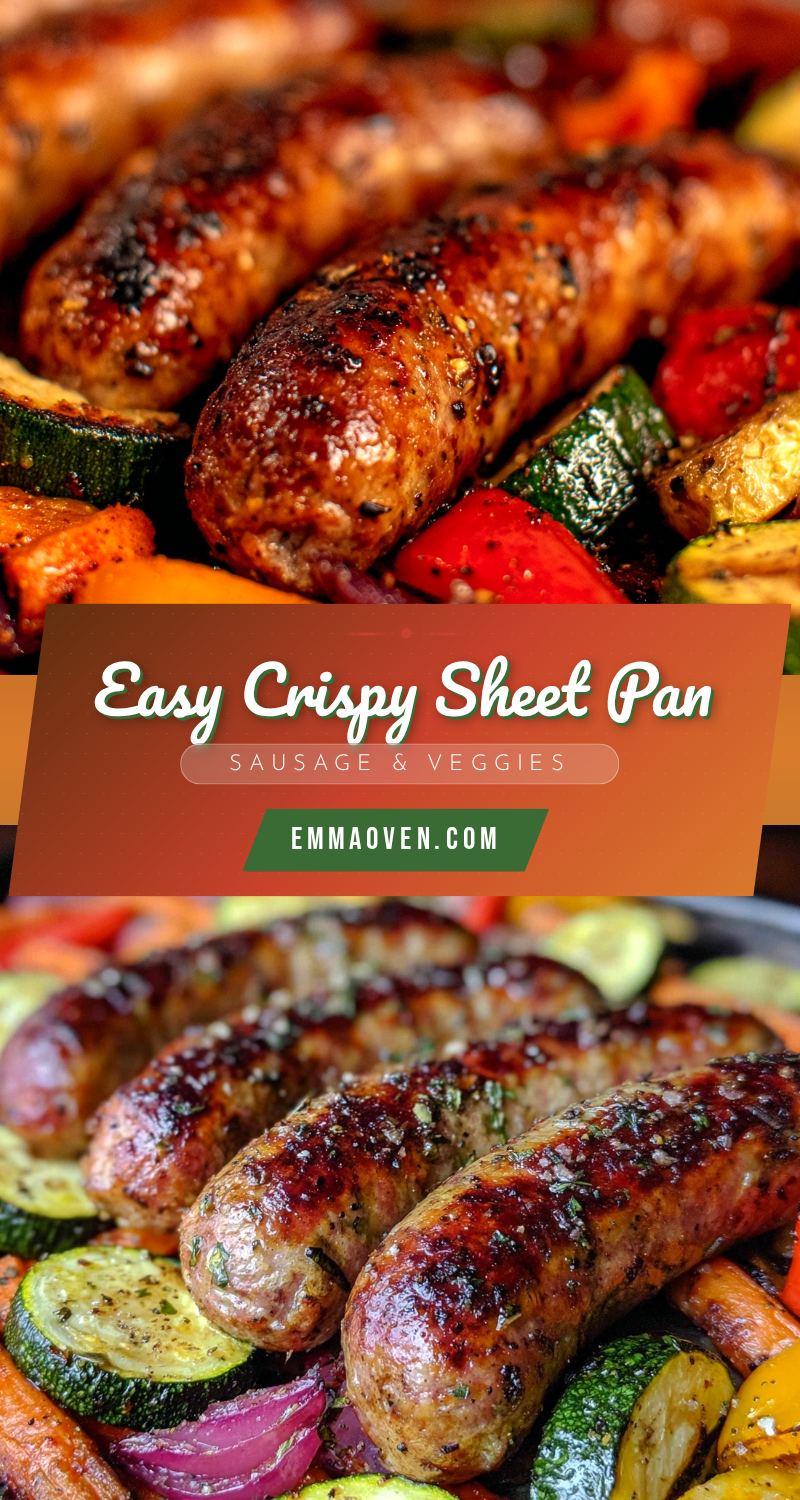 easy crispy sheet pan sausage and vegetables recipe recipe