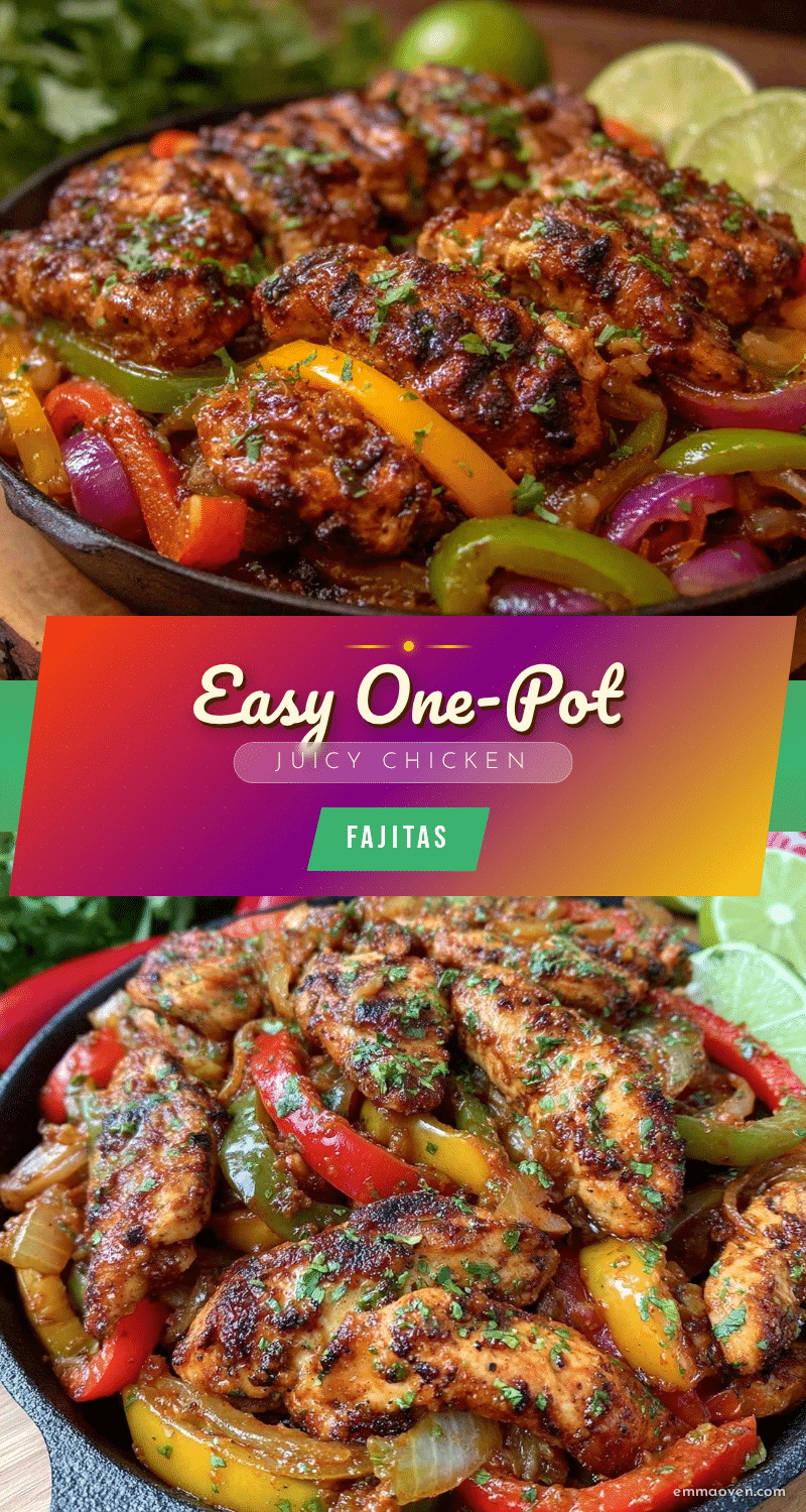 easy one-pot chicken fajitas recipe