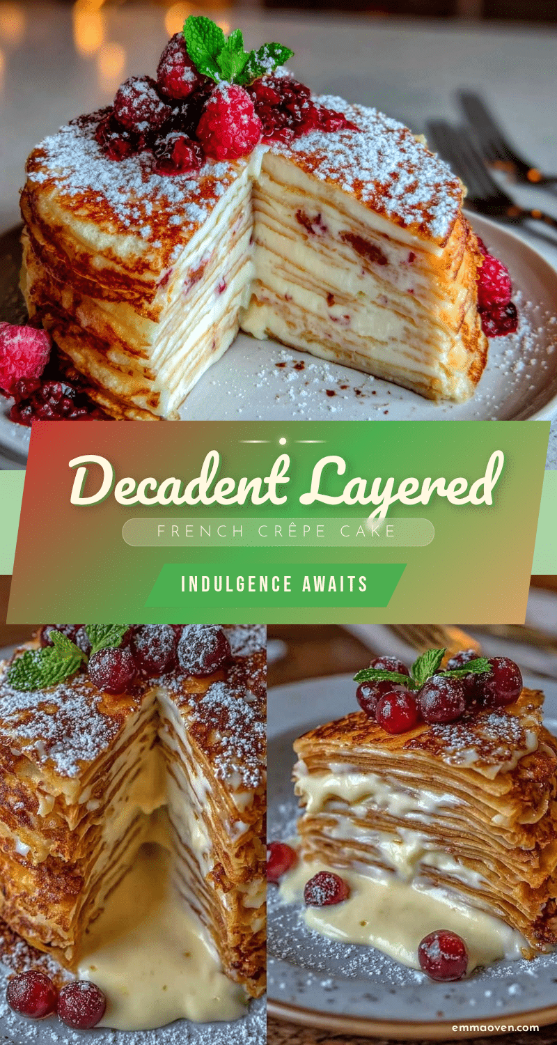 French Crêpe Cake recipe