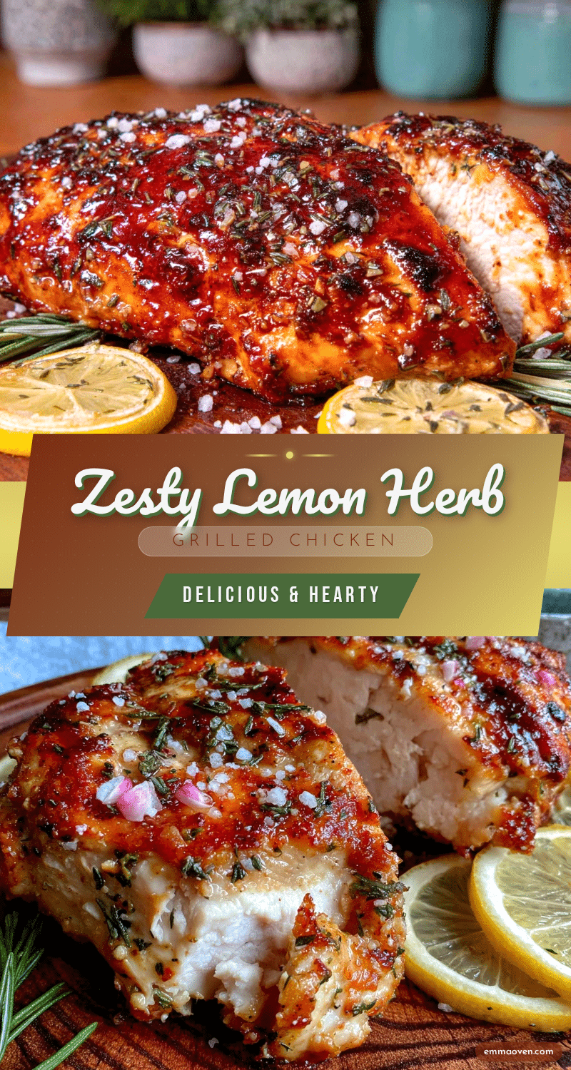 fresh lemon herb grilled chicken recipe