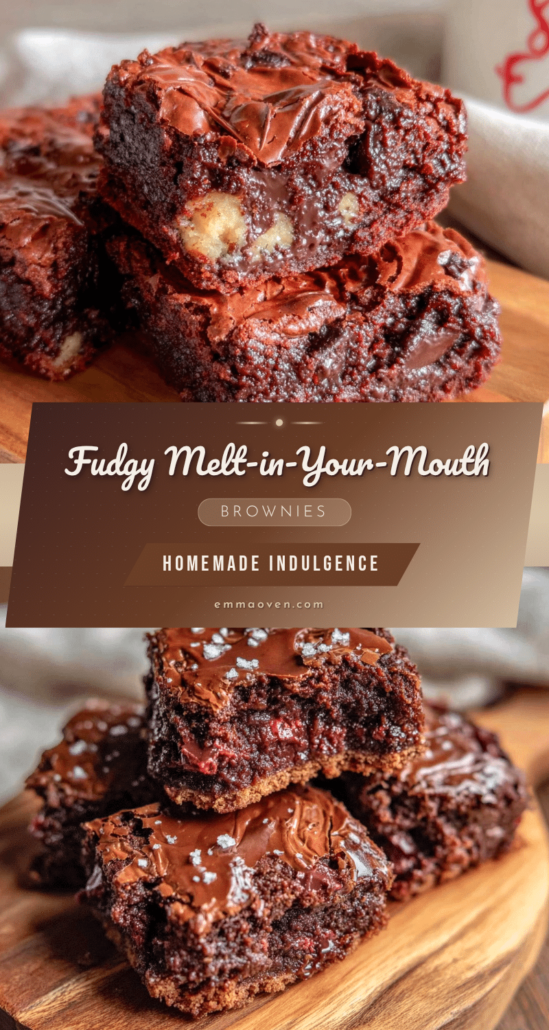 fudgy melt-in-your-mouth brownies recipe