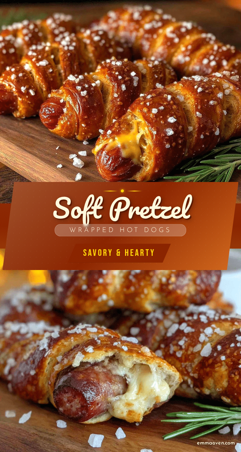 pretzel-wrapped hot dogs recipe