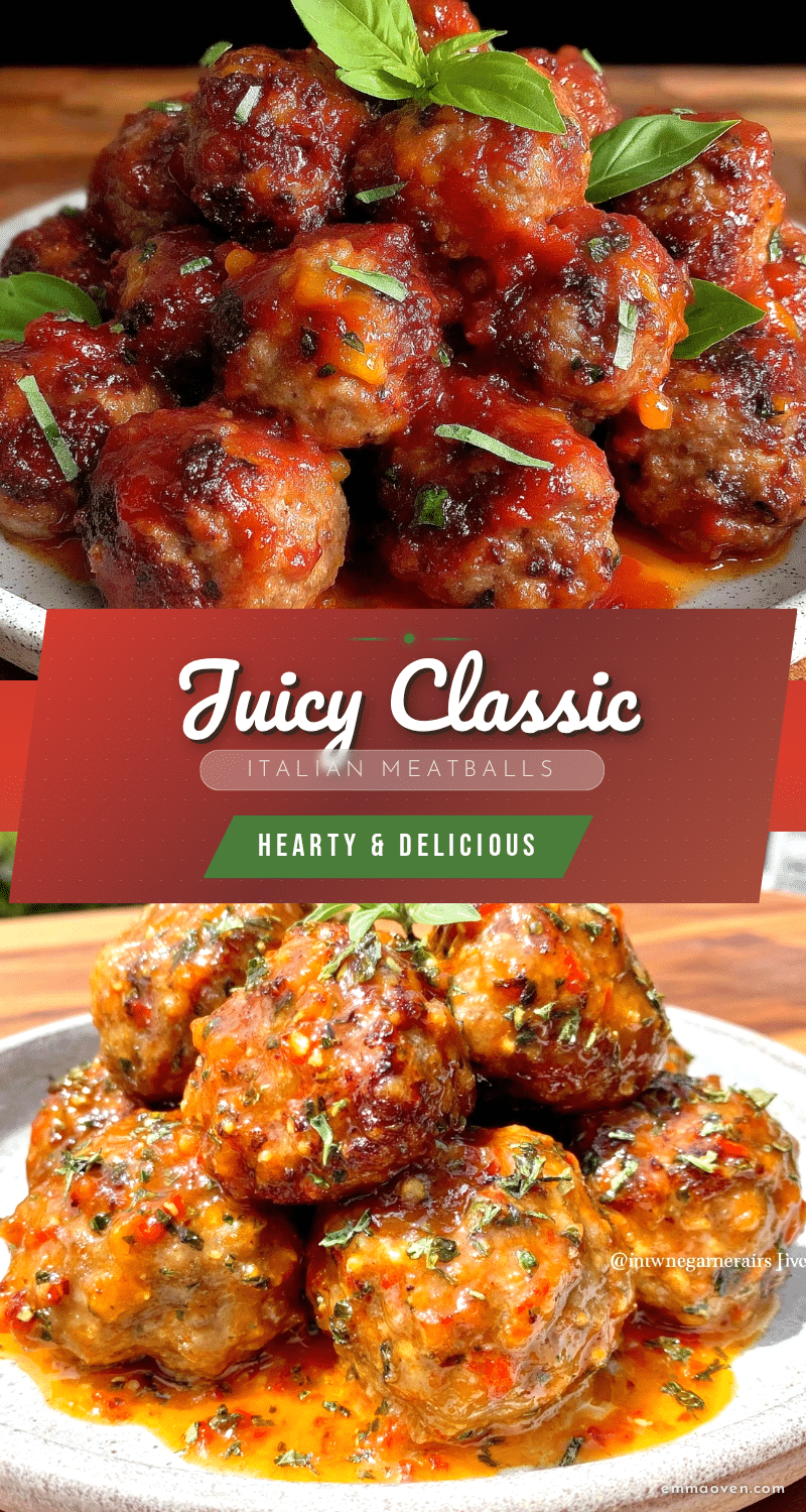 savory classic meatballs recipe