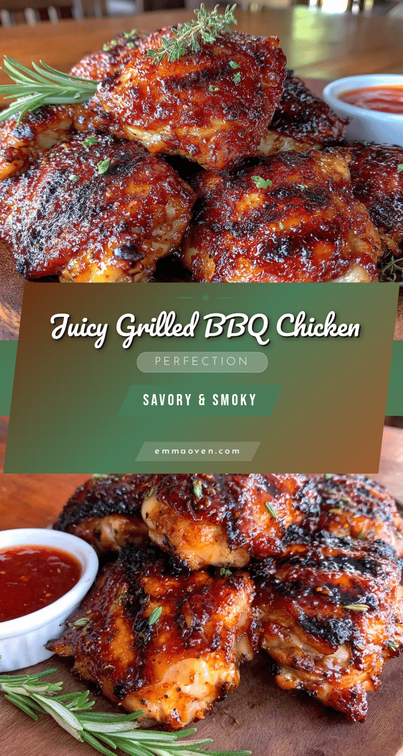 savory grilled bbq chicken recipe