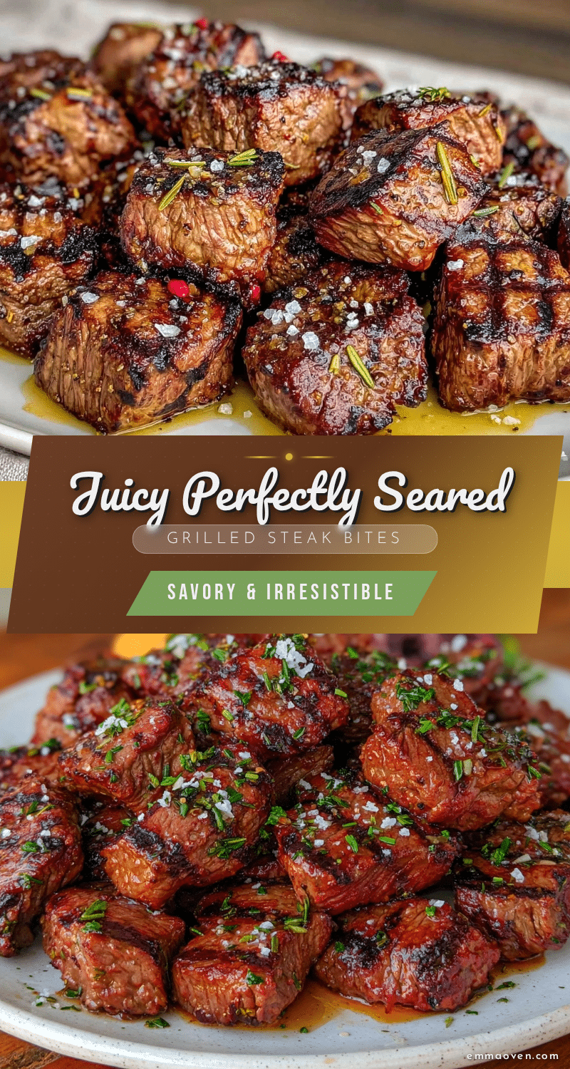 savory grilled steak bites recipe