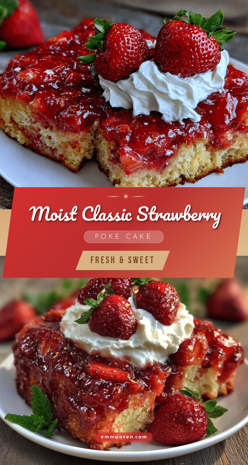 strawberry poke cake recipe