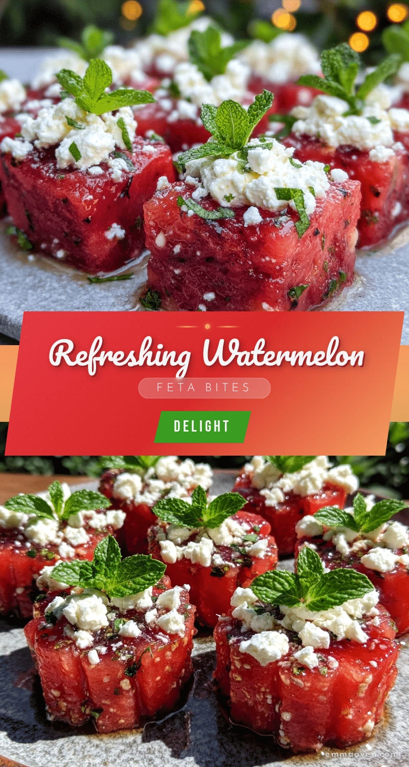 watermelon feta bites recipe