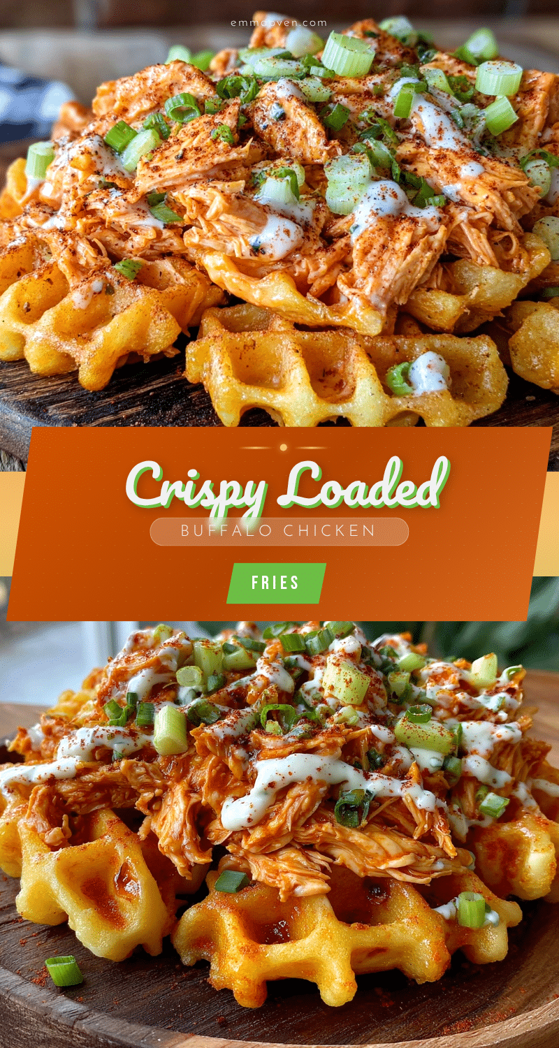 buffalo chicken waffle fries recipe
