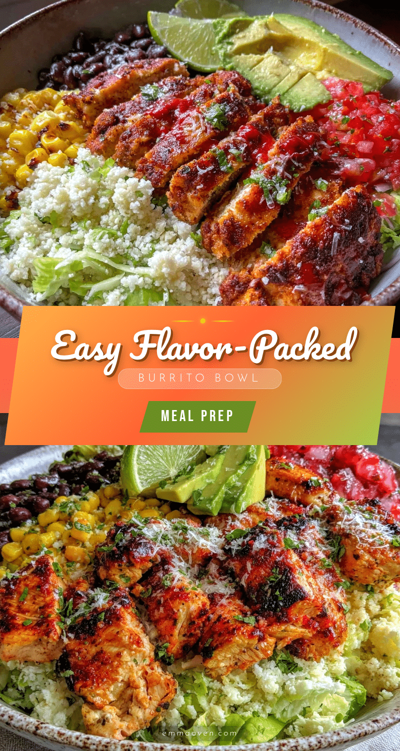 burrito bowl meal prep recipe