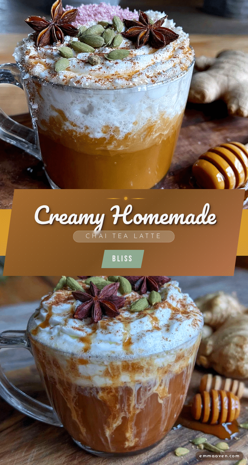 creamy homemade chai tea latte recipe