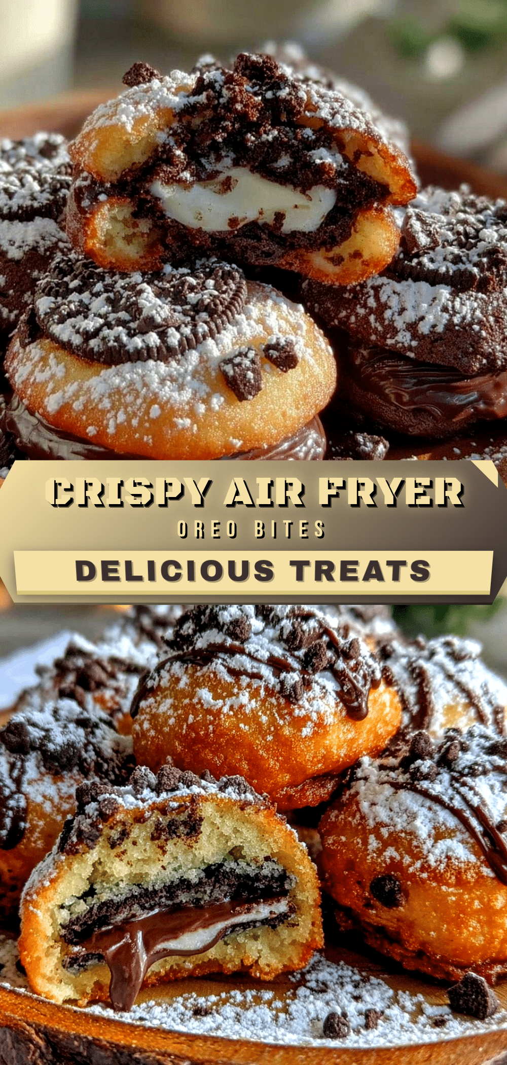 crispy air fryer Oreo bites recipe