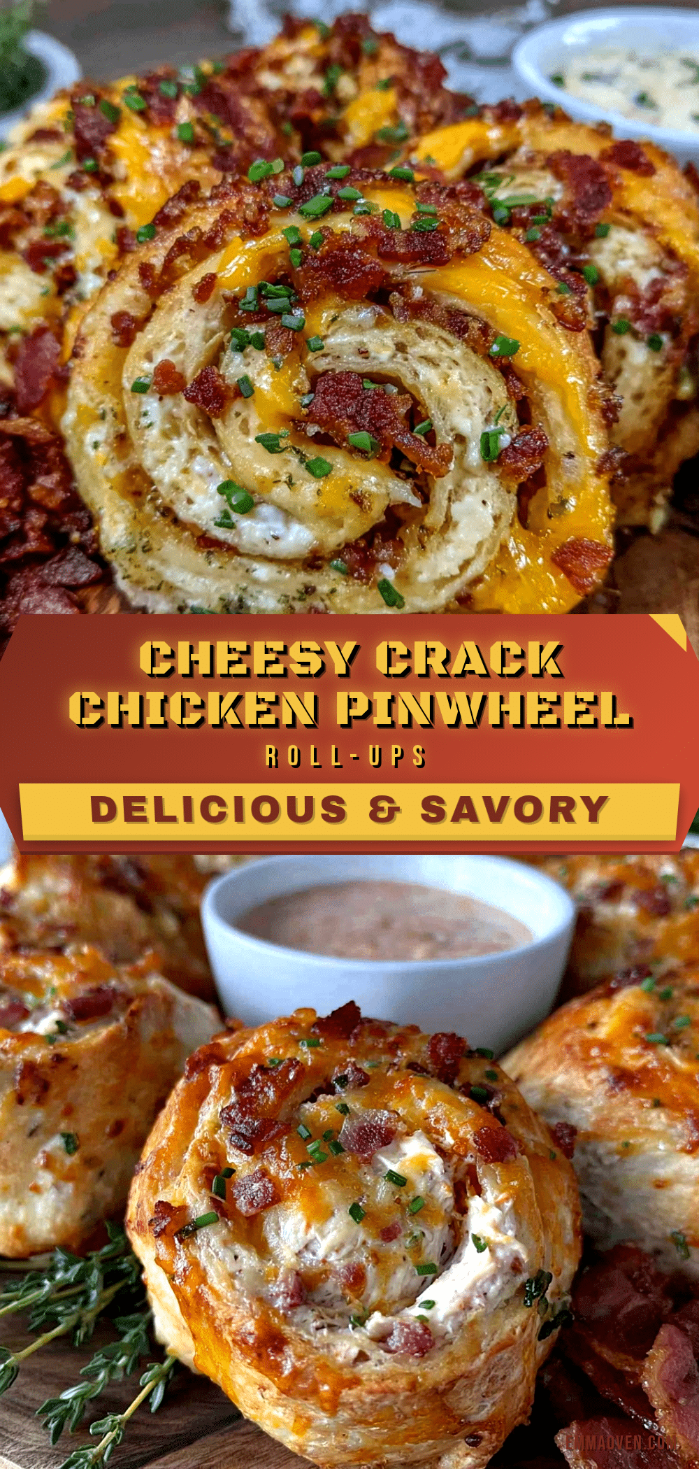 crispy crack chicken pinwheel roll ups recipe