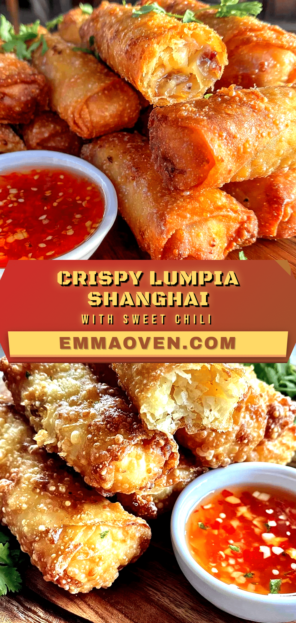 crispy lumpia Shanghai spring rolls recipe