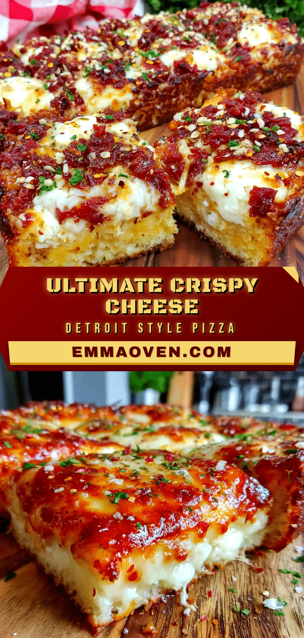 Detroit style pizza recipe