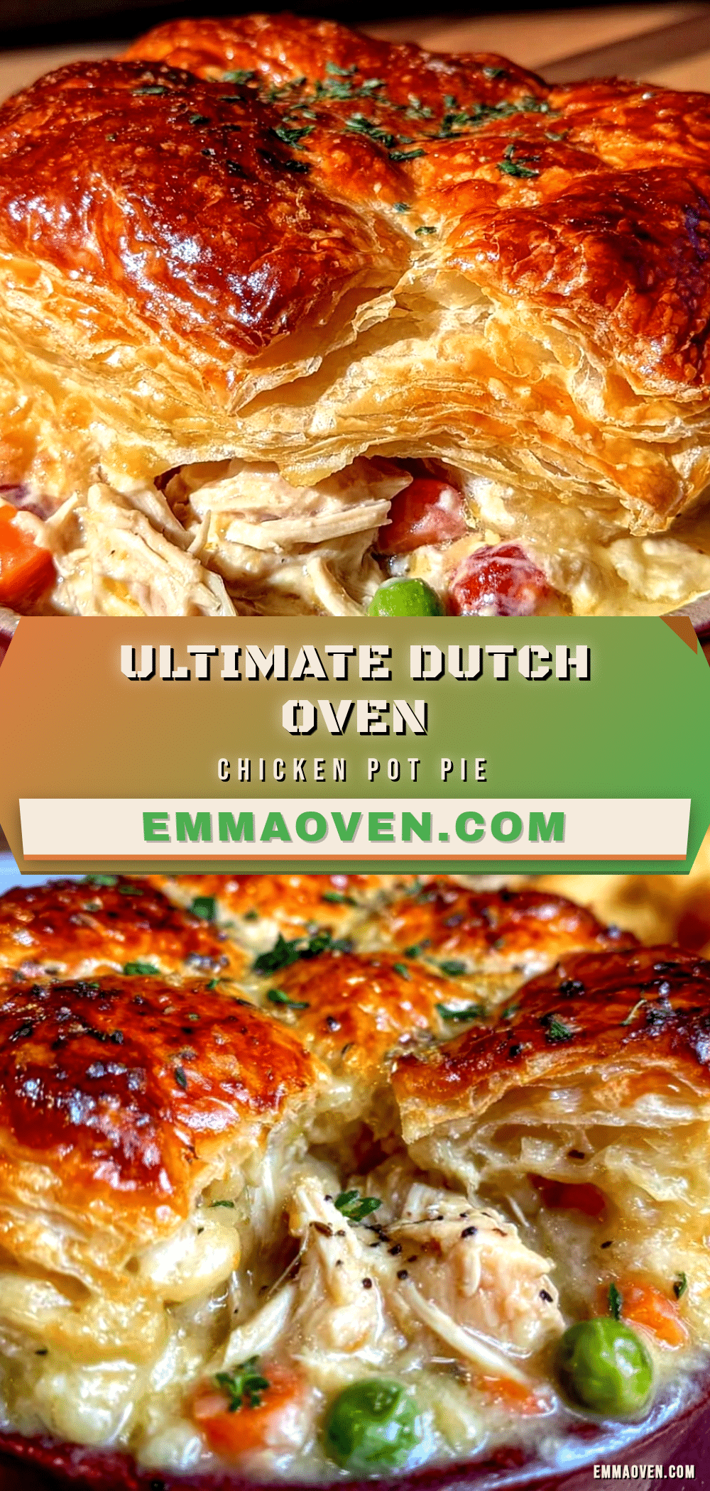 Dutch Oven Chicken Pot Pie recipe