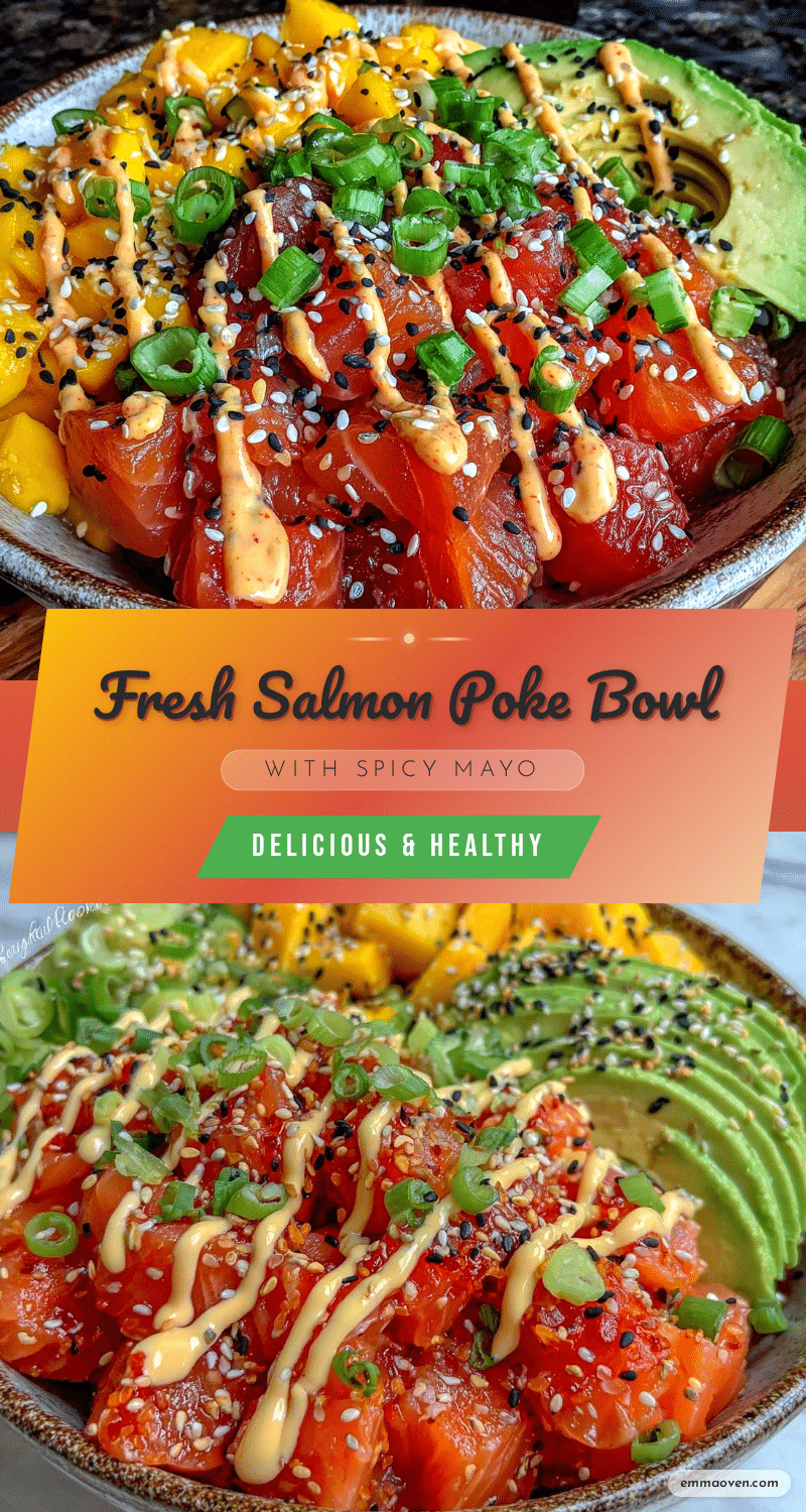 fresh salmon poke bowl recipe