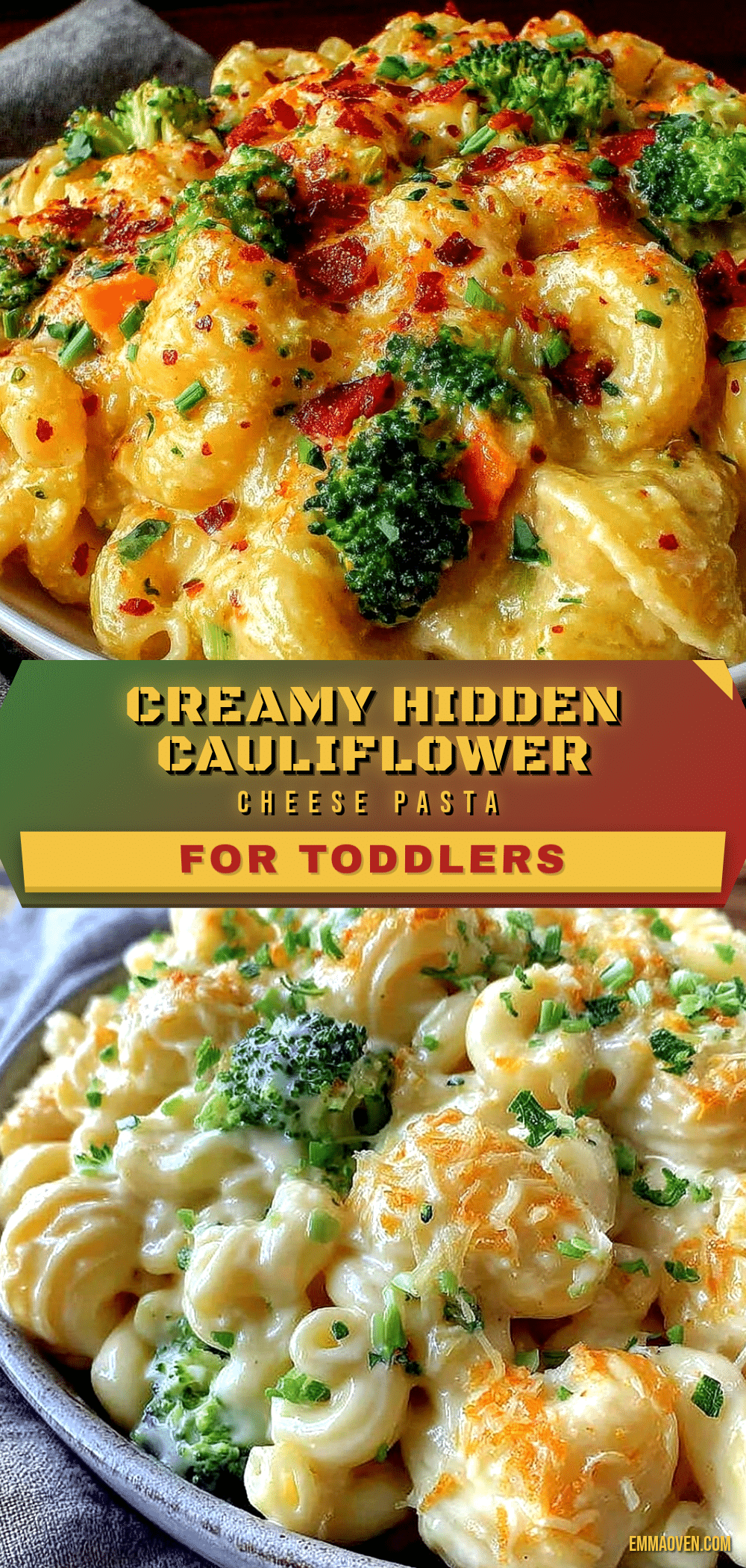 hidden cauliflower cheese sauce pasta recipe