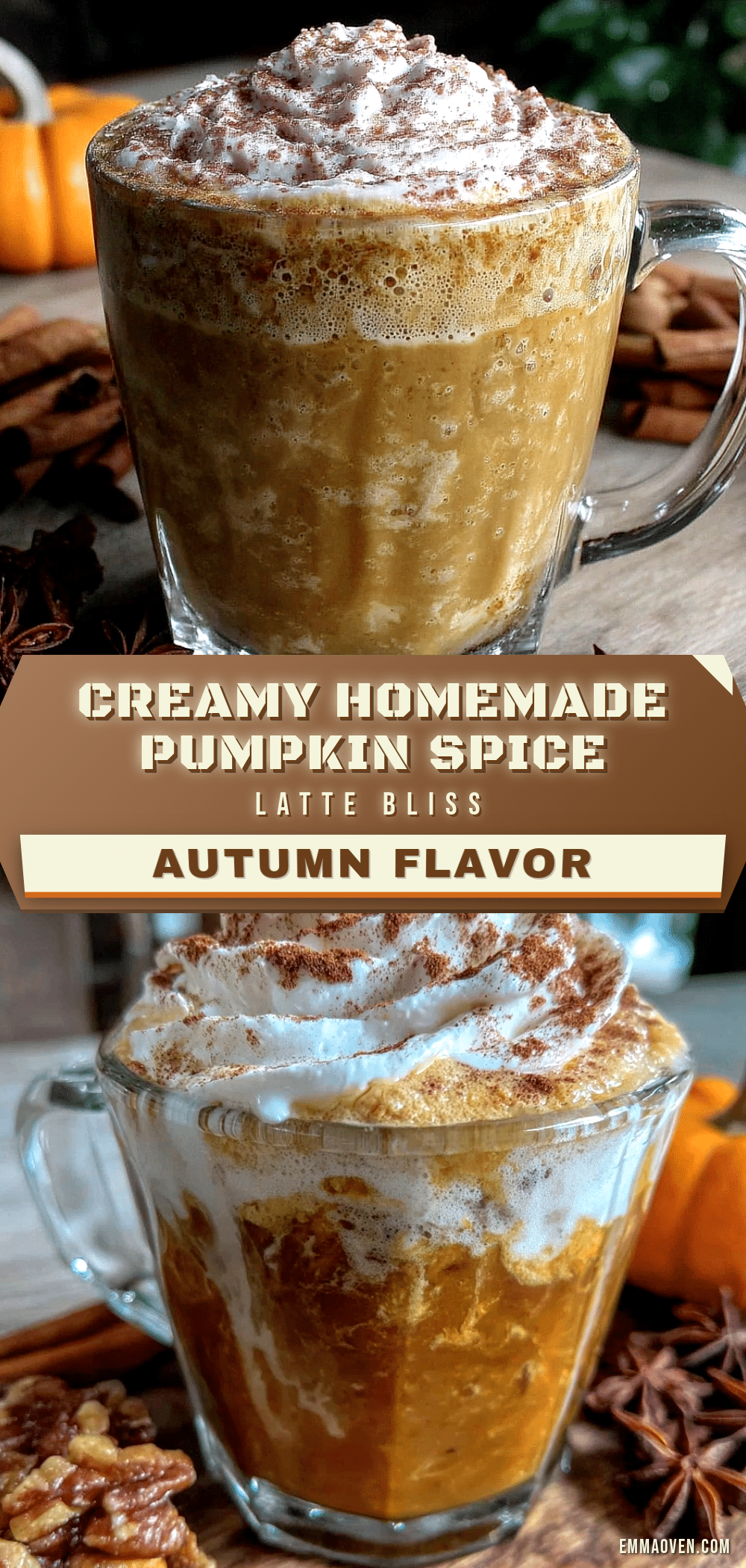 homemade pumpkin spice latte recipe