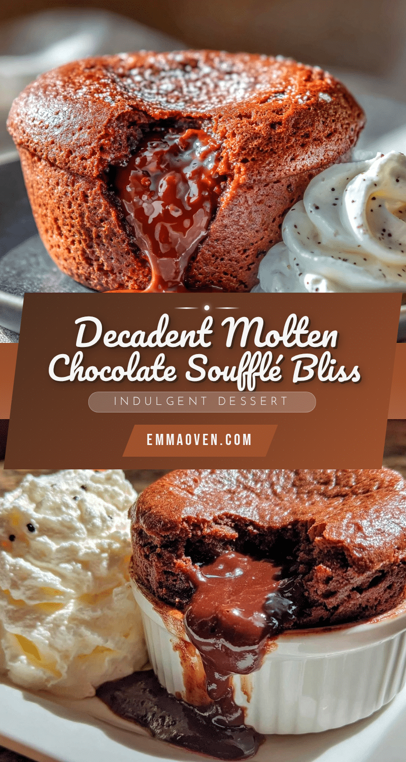 molten chocolate soufflé recipe