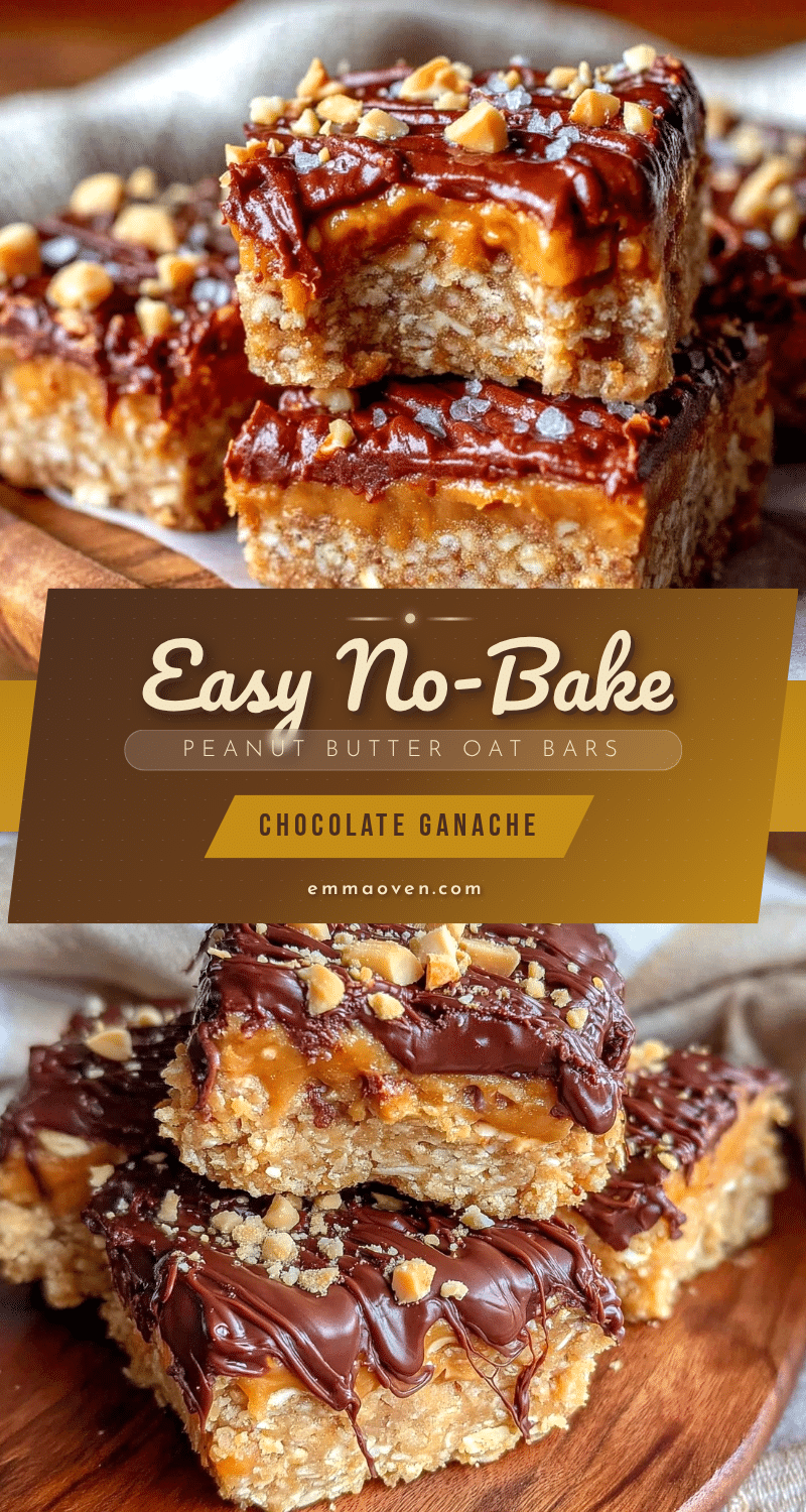 no-bake peanut butter oat bars recipe