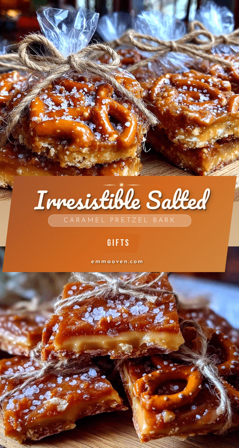 salted caramel pretzel bark recipe