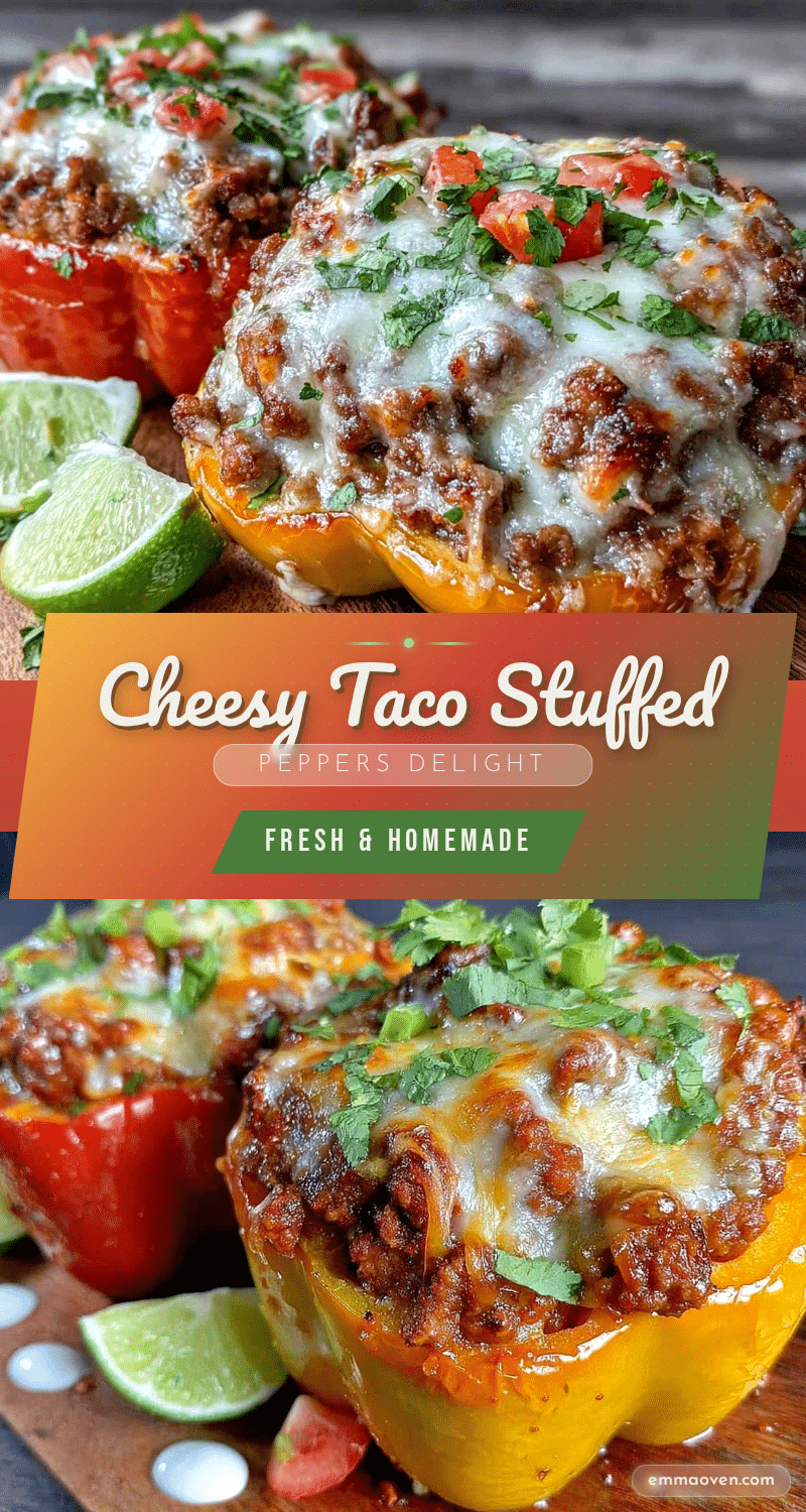 savory taco stuffed peppers recipe