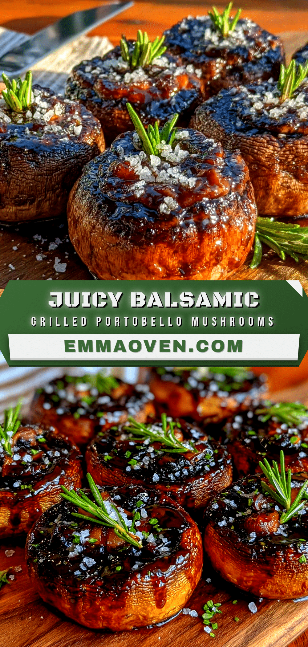 balsamic grilled portobello mushrooms recipe