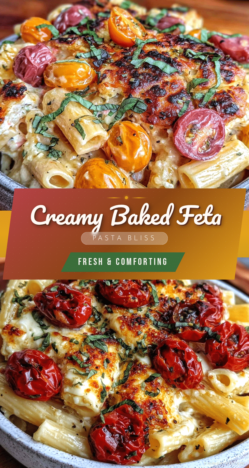 creamy baked feta pasta recipe