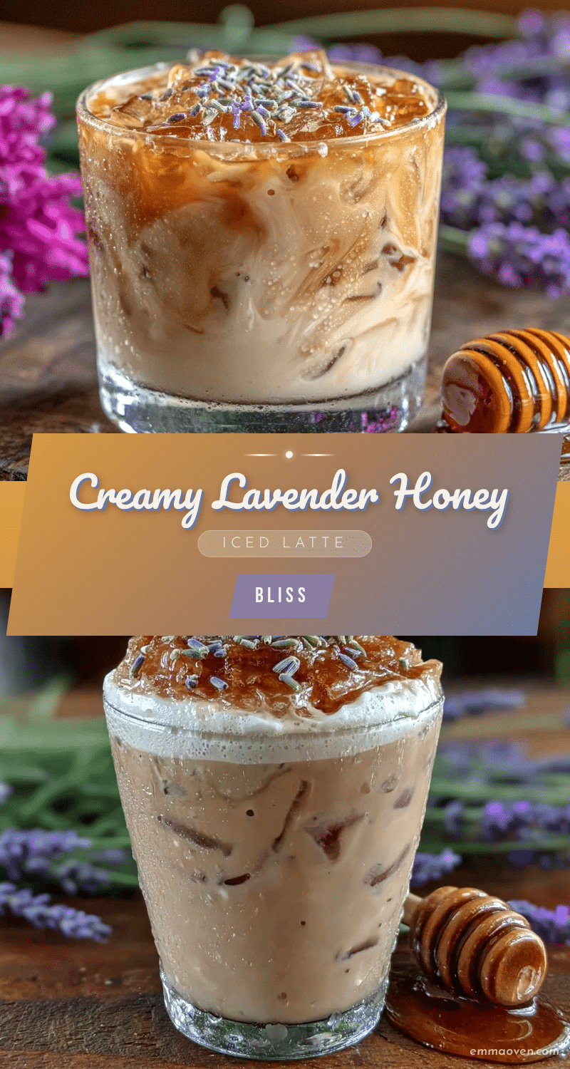 creamy lavender honey iced latte recipe