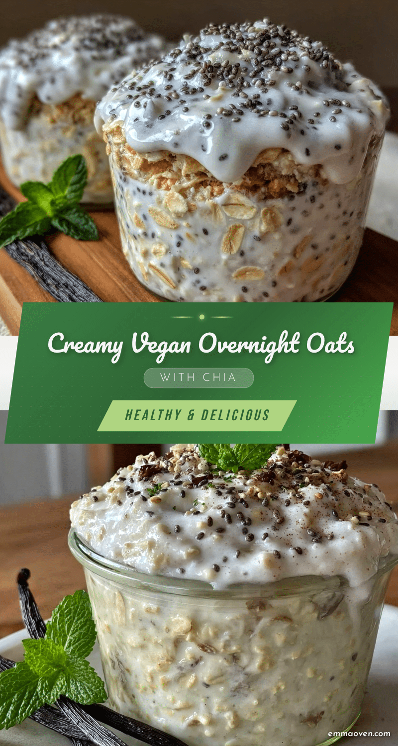 creamy vegan overnight oats recipe