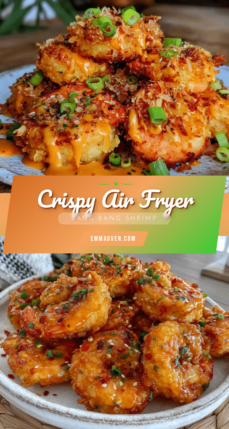 crispy air fryer bang bang shrimp recipe