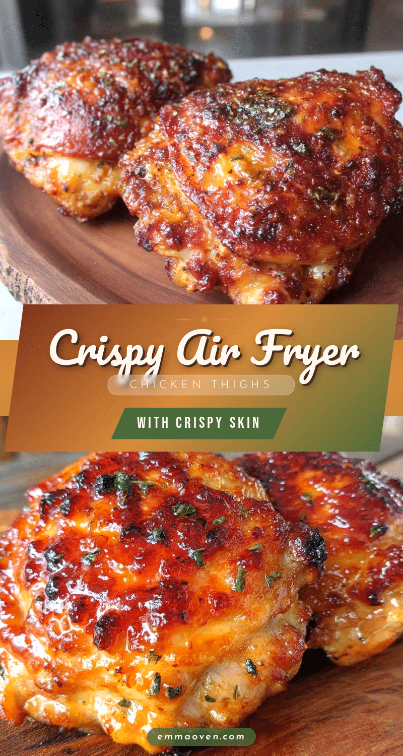 crispy air fryer chicken thighs recipe