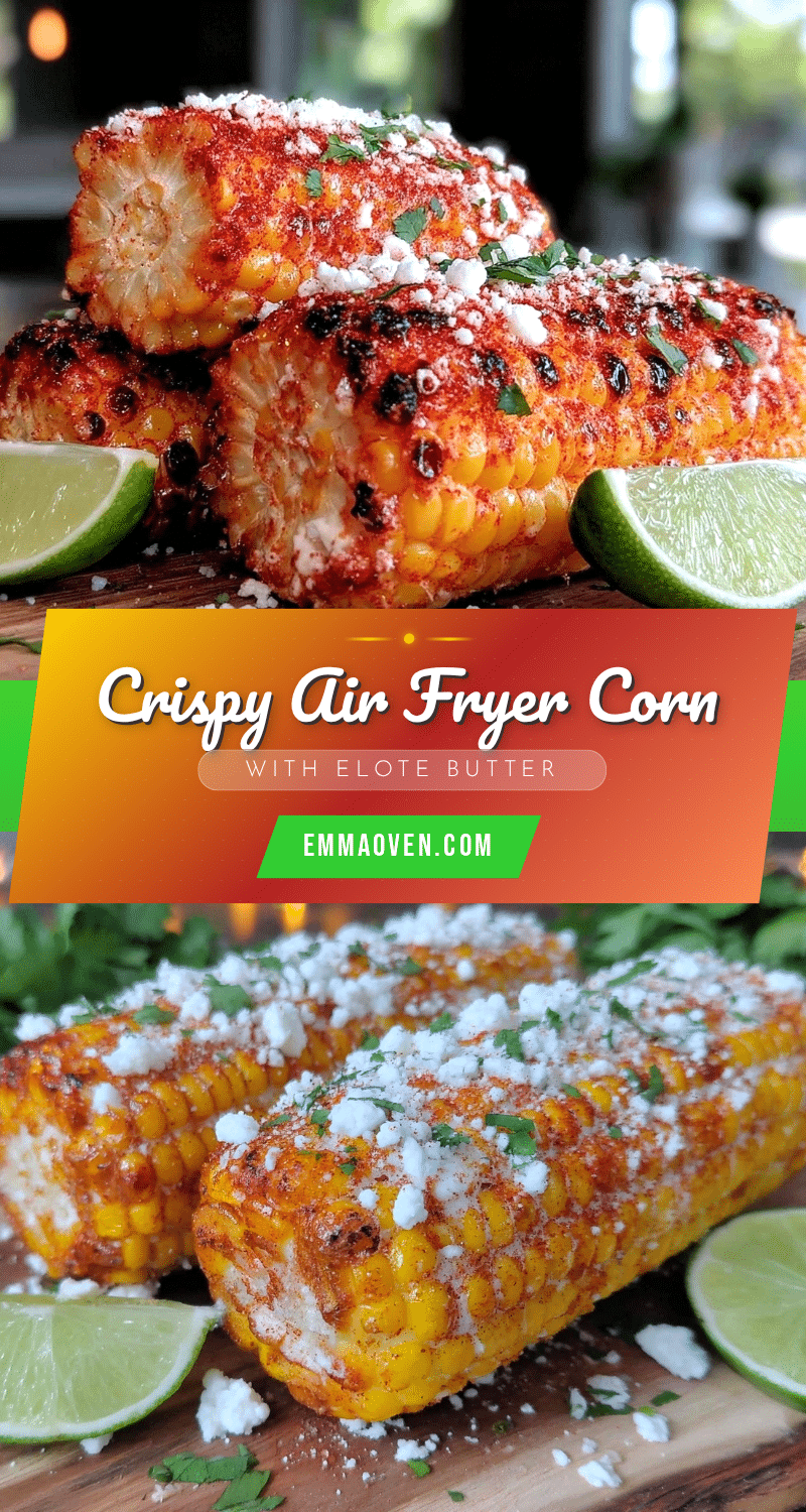 crispy air fryer corn on the cob recipe