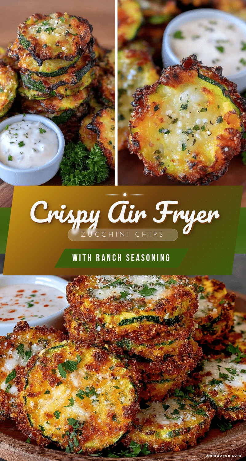 crispy air fryer zucchini chips recipe