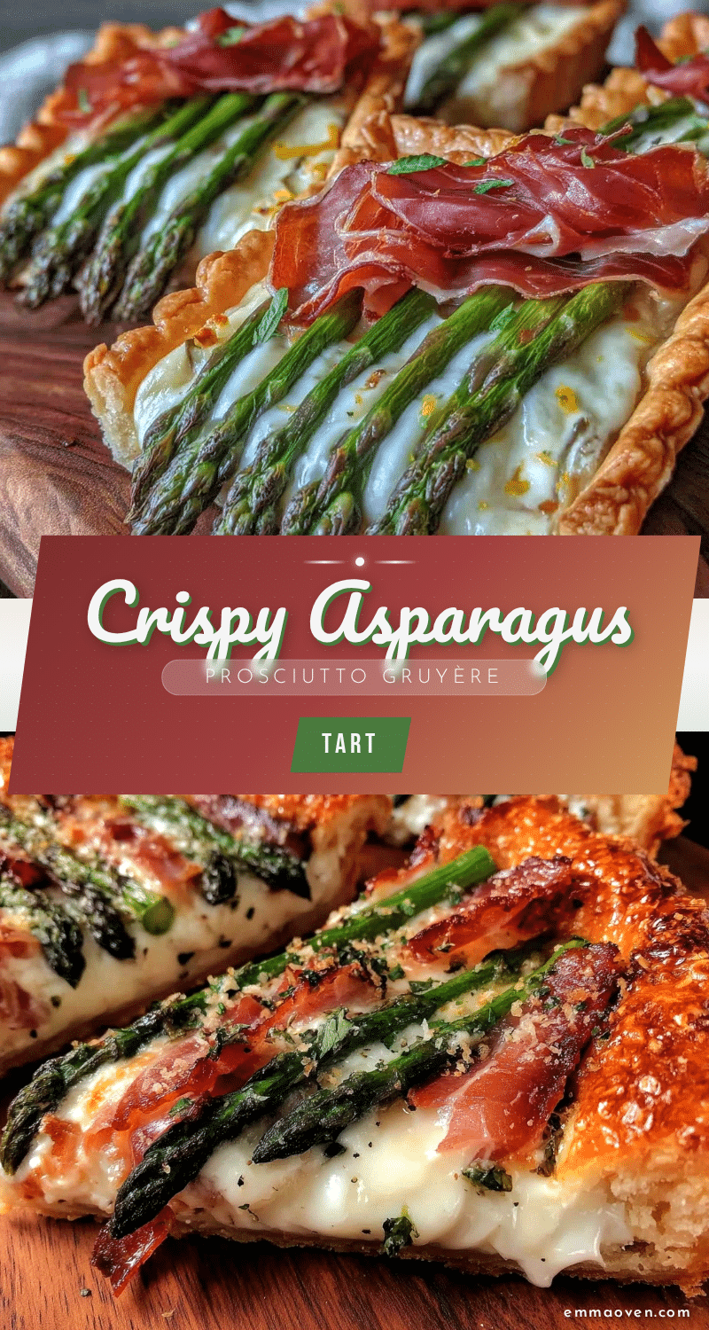 crispy asparagus prosciutto tart recipe