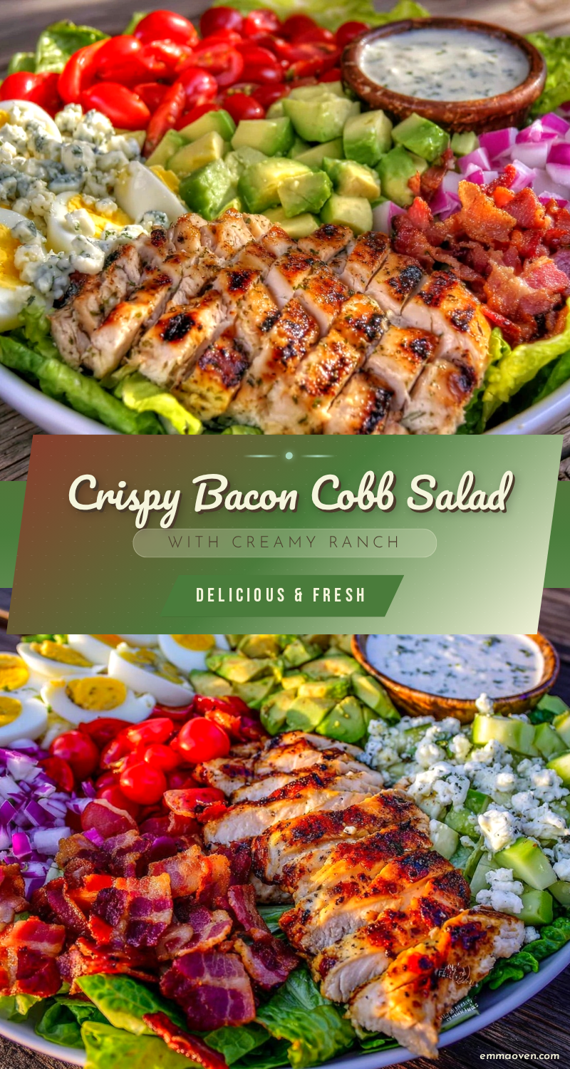 crispy bacon cobb salad recipe