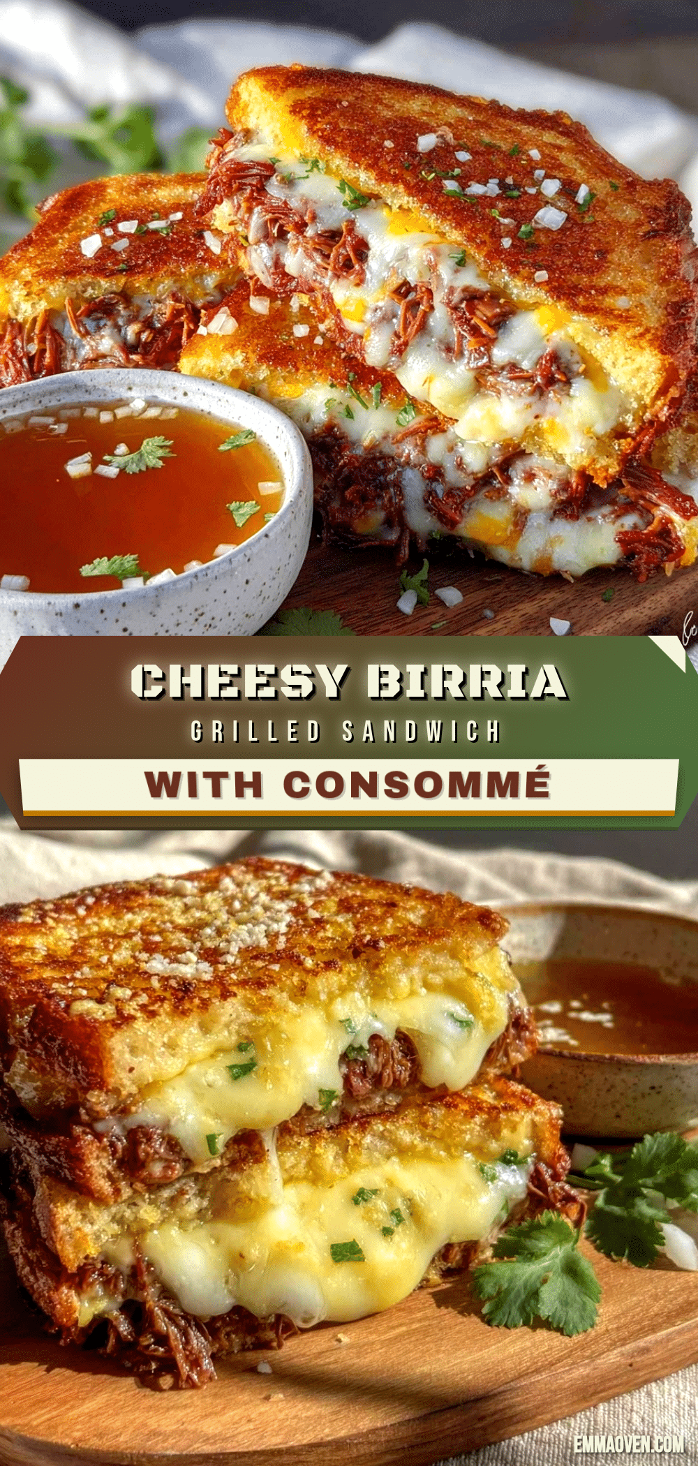 crispy birria grilled cheese sandwich recipe