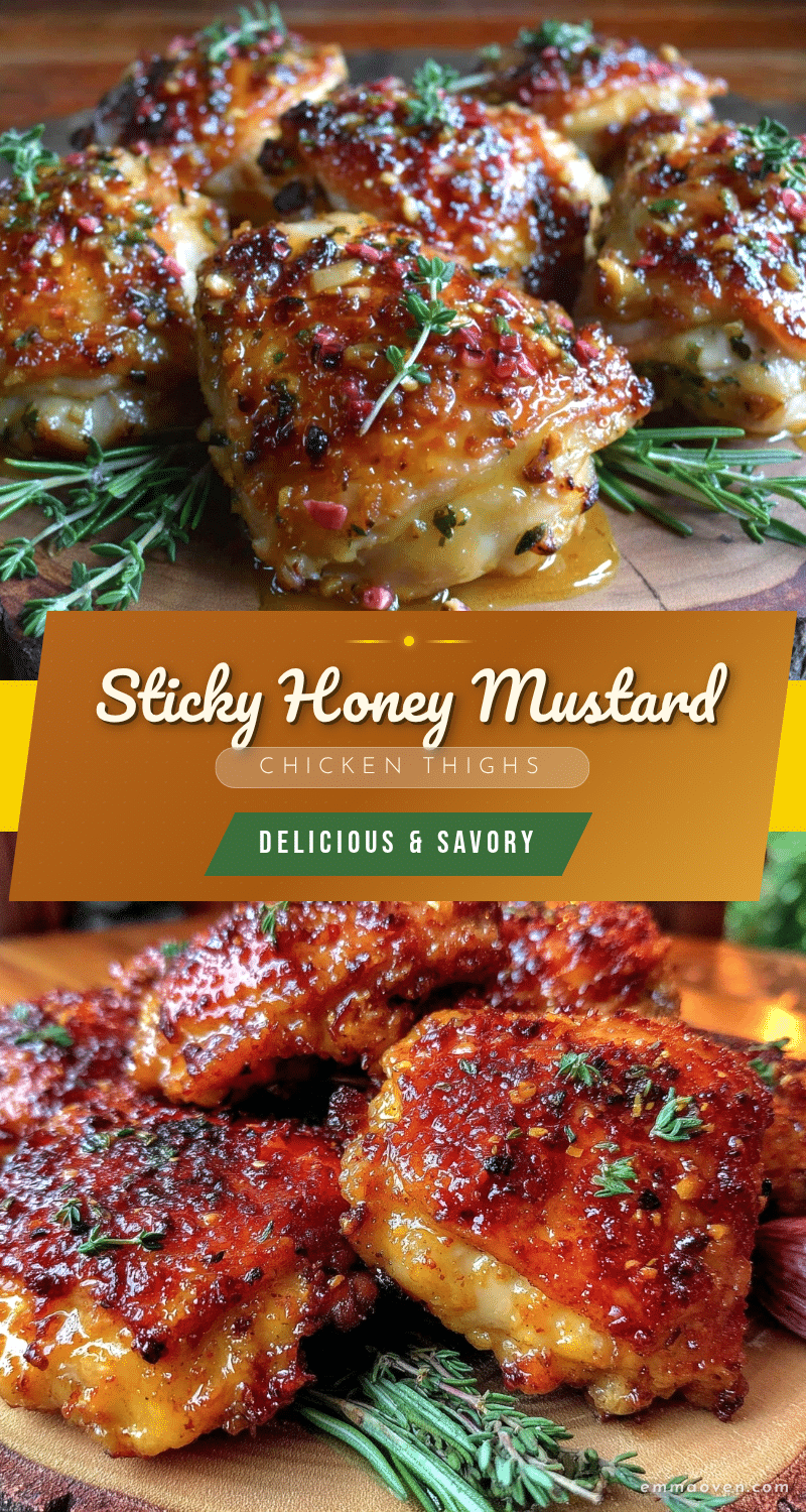 crispy honey mustard chicken thighs recipe