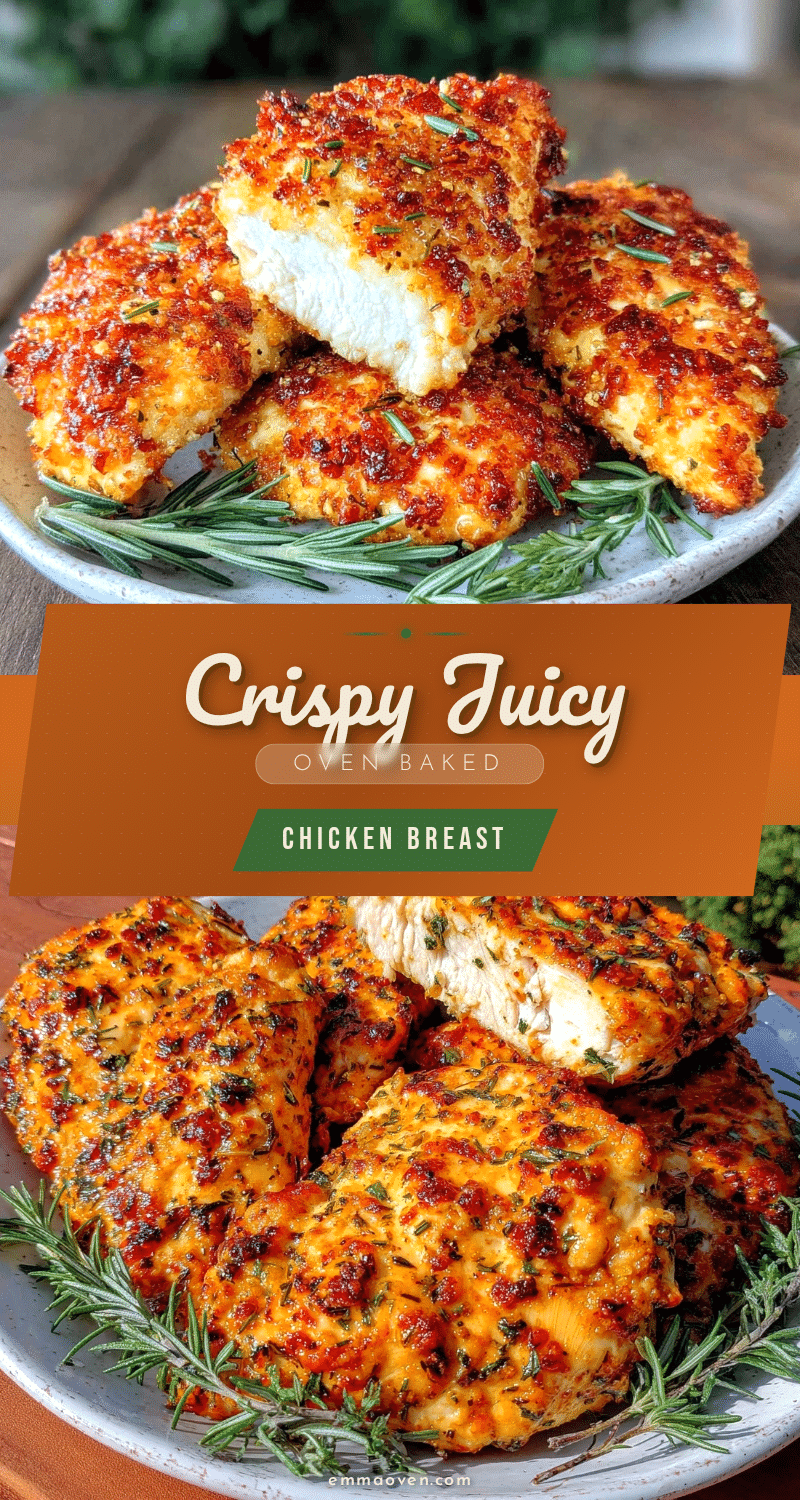 crispy oven baked chicken breast recipe
