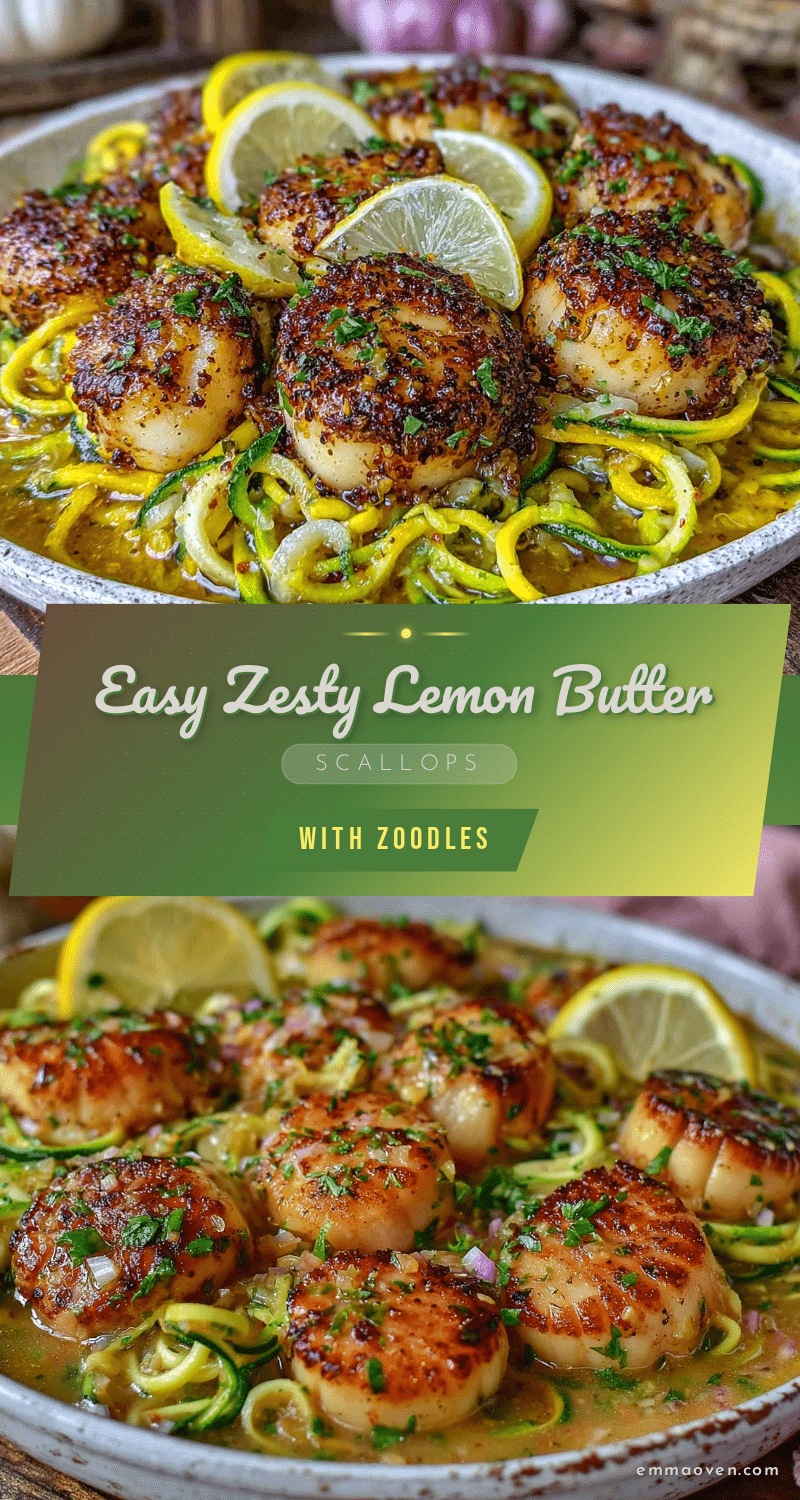 easy one-pan lemon butter scallops recipe