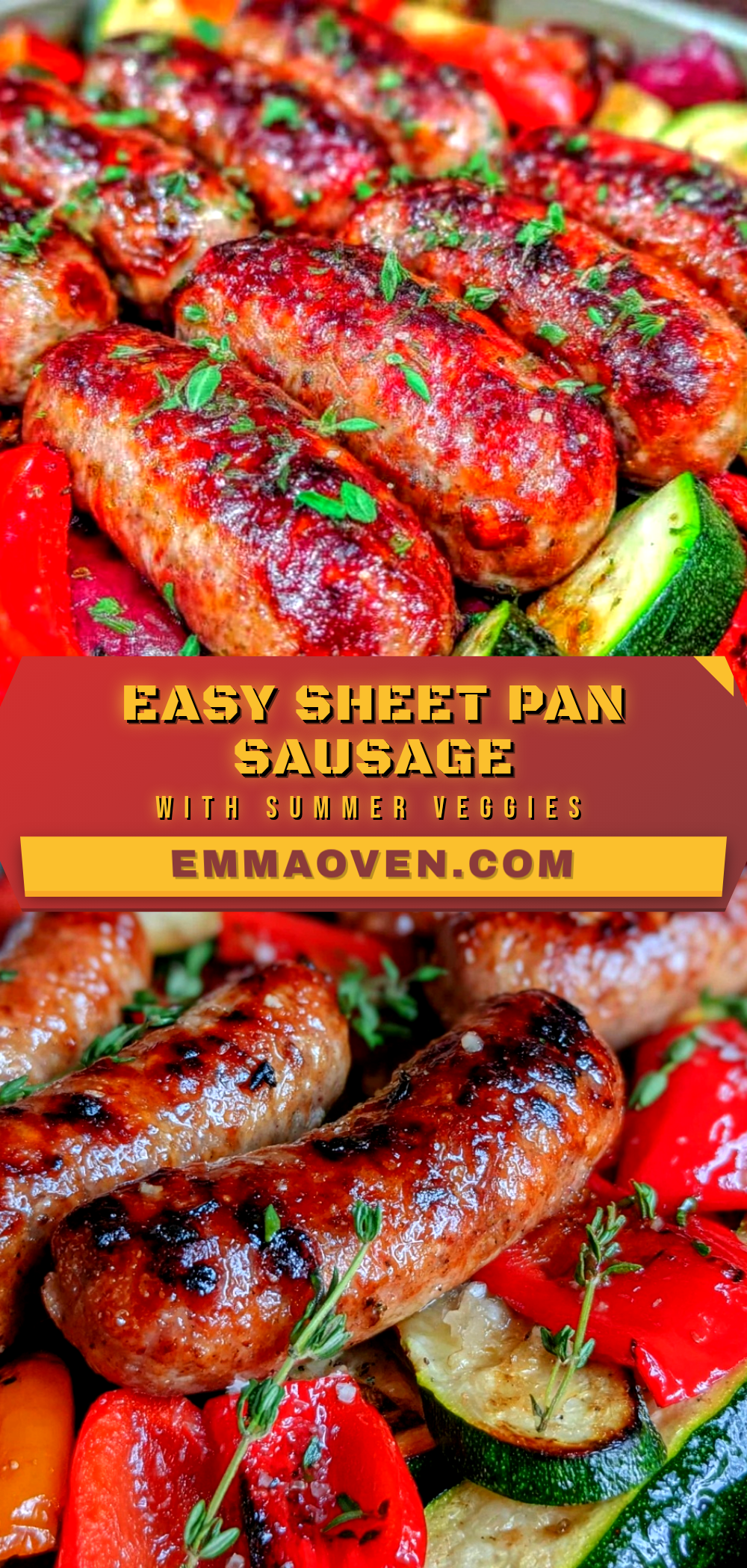 easy sheet pan sausage recipe