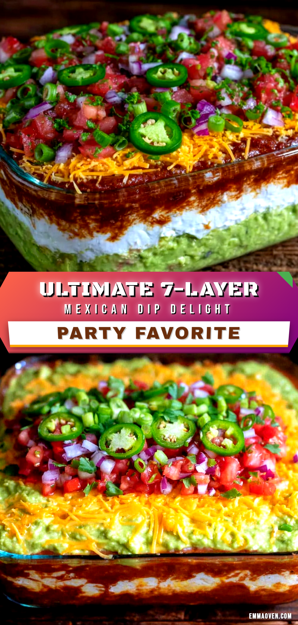 flavorful 7-layer mexican dip recipe