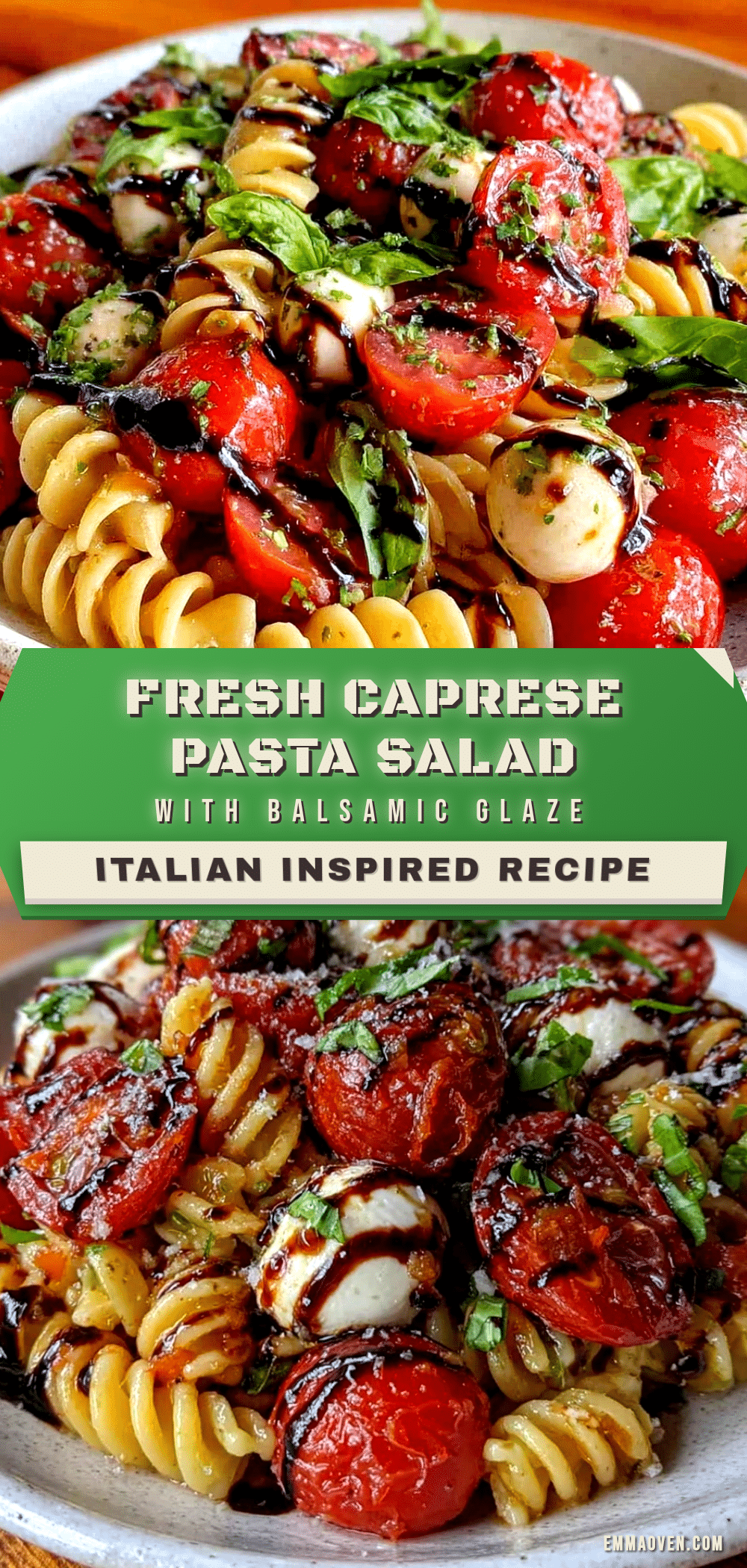 fresh caprese pasta salad recipe