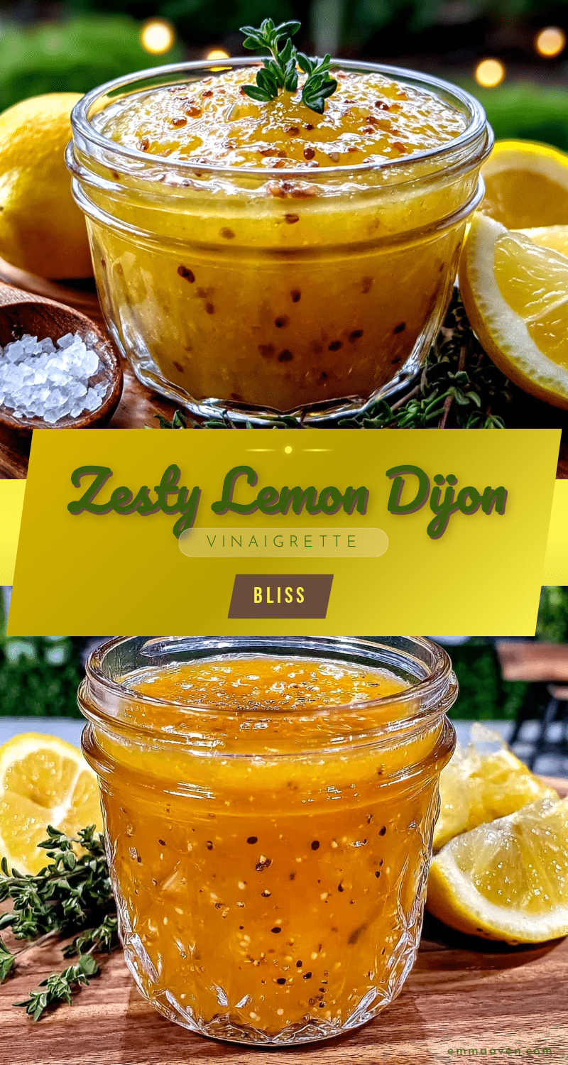fresh lemon dijon vinaigrette recipe