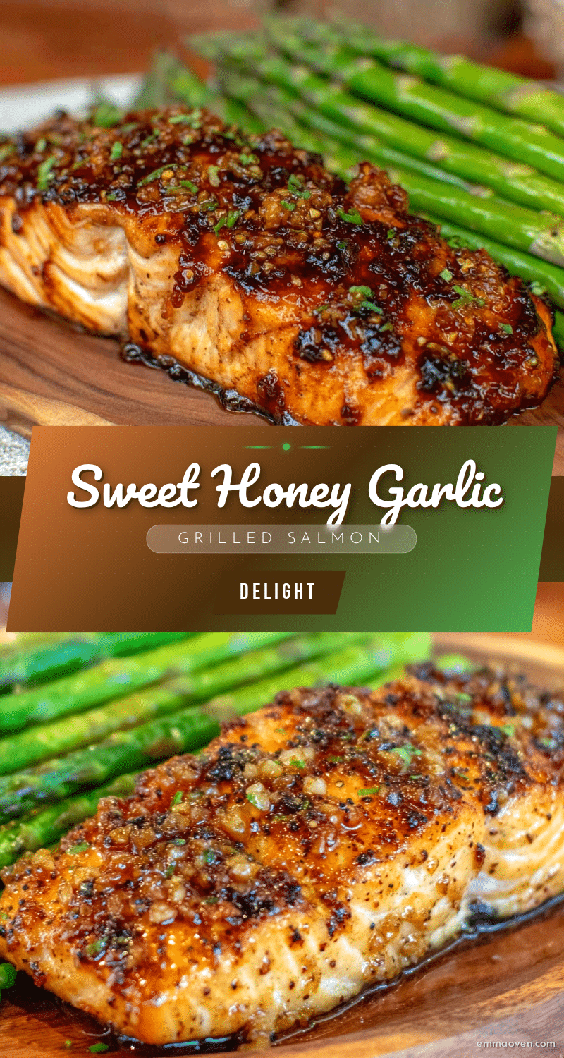 honey garlic grilled salmon recipe